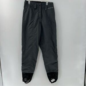 Obermeyer Stiletto II Ski Pants Womens 10 Thermolite Snow Gray